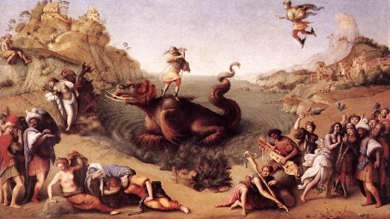 Piero di Cosimo Perseus Freeing Andromeda oil painting image